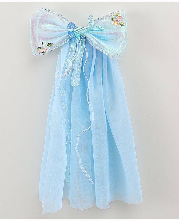 Babyhug  Hair Clip with Bow Applique- Off White