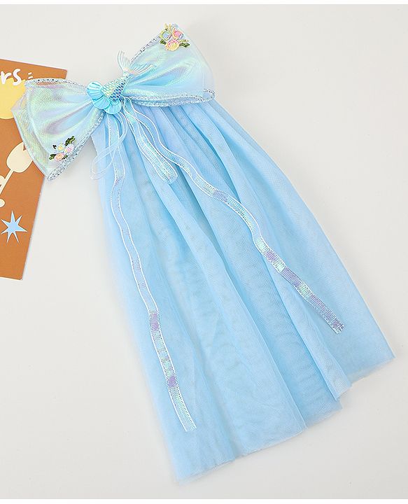 Babyhug  Hair Clip with Bow Applique- Off White