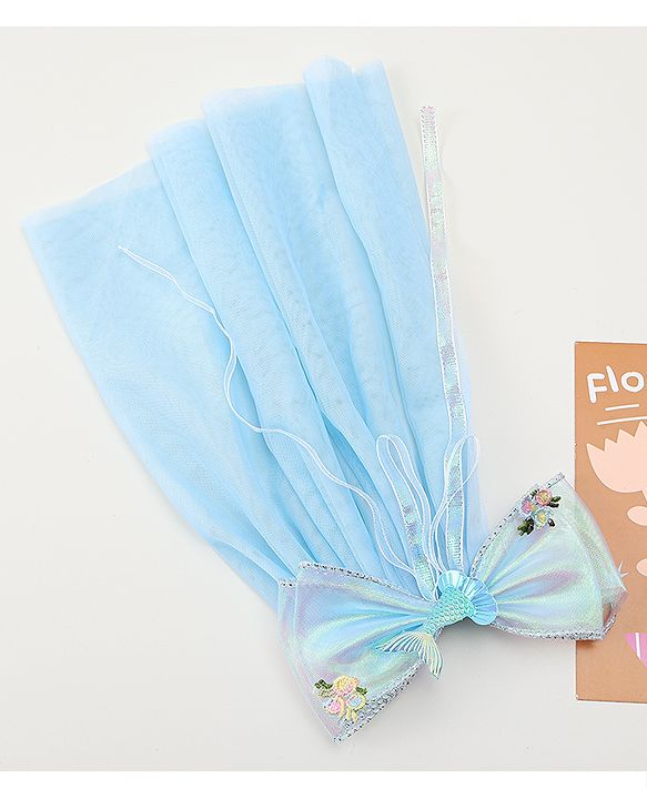 Babyhug  Hair Clip with Bow Applique- Off White