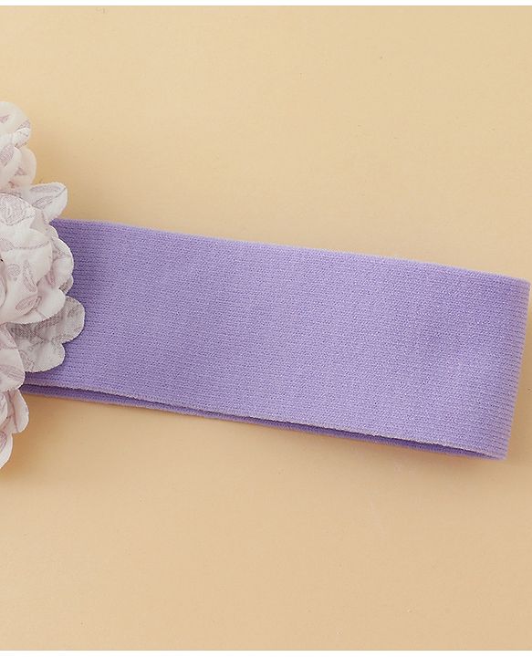 Babyhug Headbands With Floral & Bow Applique Pack of 2 - Pink & Yellow