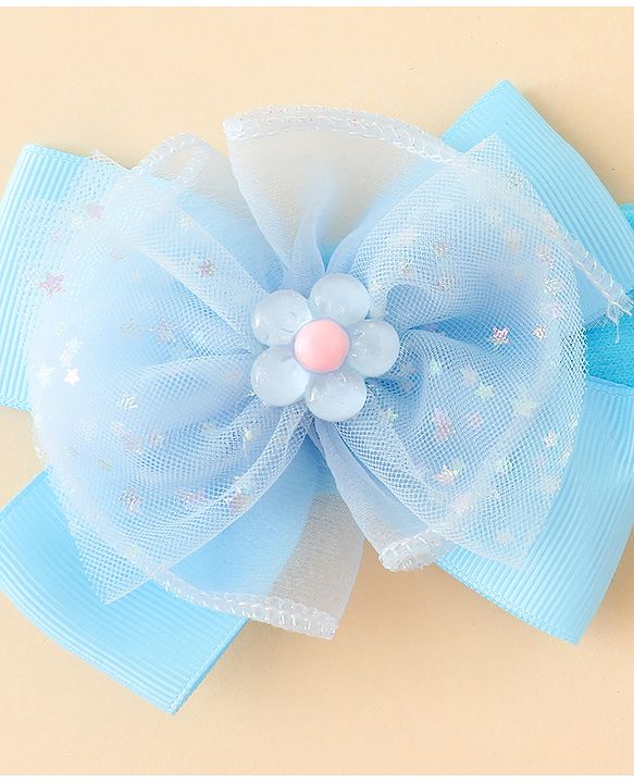Babyhug Headbands With Floral & Bow Applique Pack of 2 - Pink