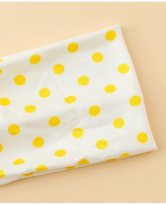 Babyhug Headbands with Stripes &  Polka Dots Print Pack of 3 -Multicolor