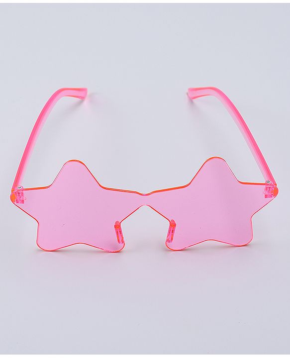 Babyhug Headband with Bow Applique  & Sunglasses Combo Set- Pink