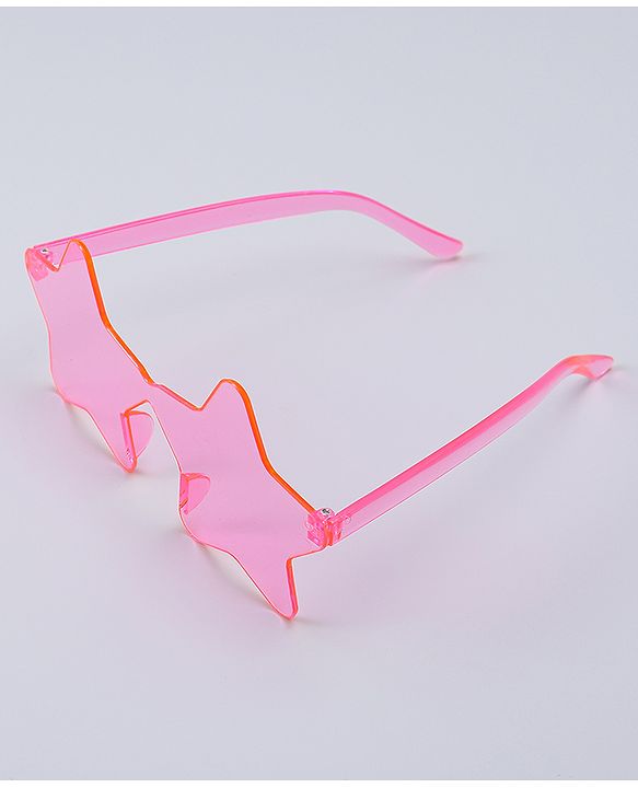 Babyhug Headband with Bow Applique  & Sunglasses Combo Set- Pink
