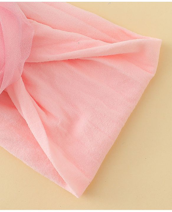 Babyhug Headbands with Floral Applique - Pink