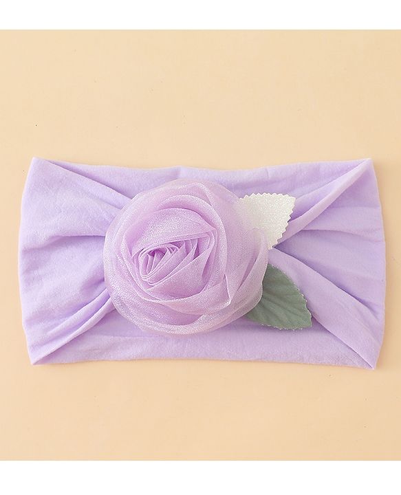 Babyhug Headbands with Floral Applique - Pink