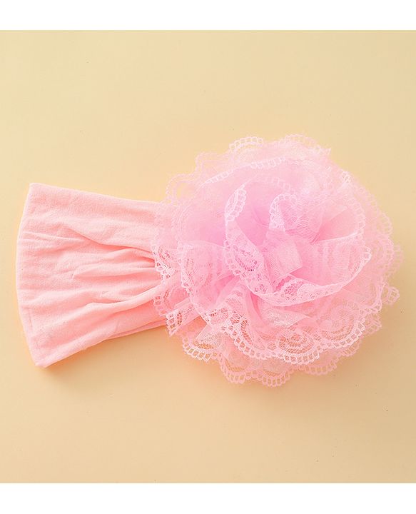 Babyhug Headband With Floral  Applique - Purple
