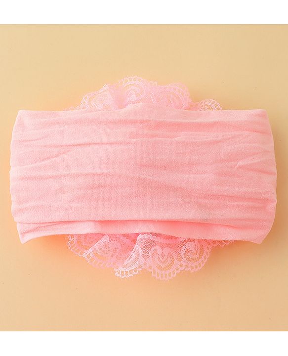 Babyhug Headband With Floral  Applique - Purple