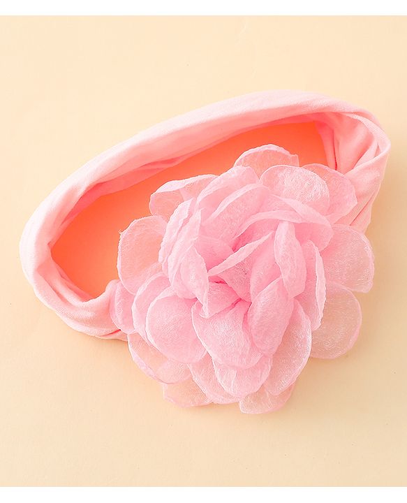 Babyhug  Headband with Floral Applique - Pink