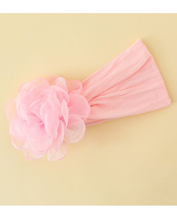 Babyhug  Headband with Floral Applique - Pink