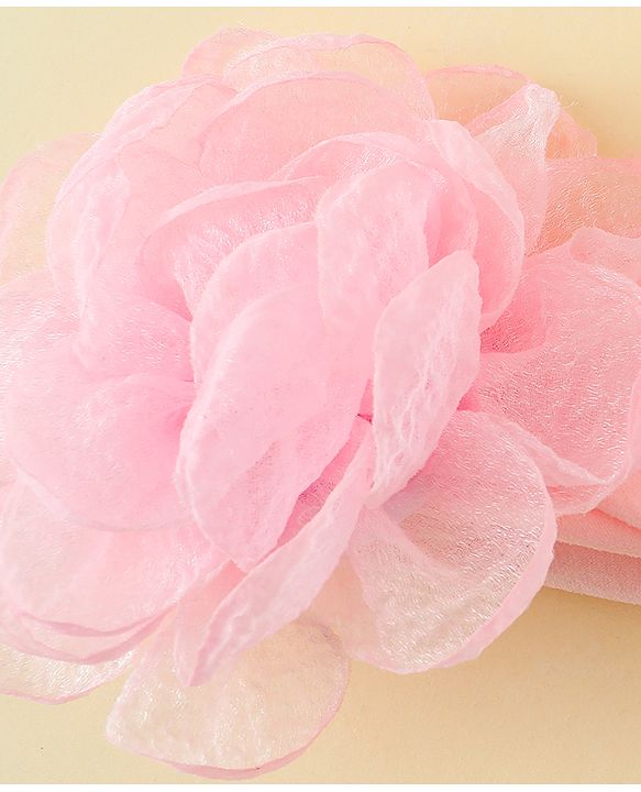 Babyhug  Headband with Floral Applique - Pink