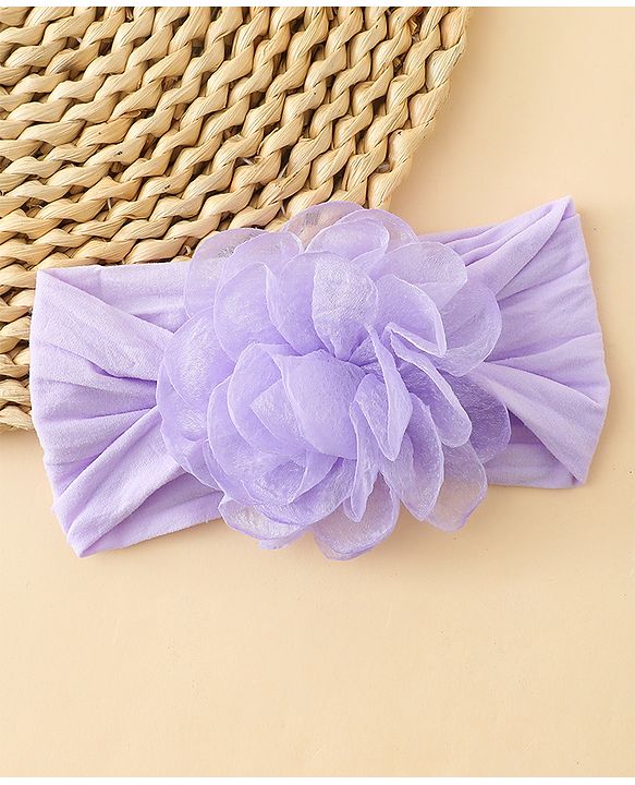 Babyhug  Headband with Floral Applique - Pink