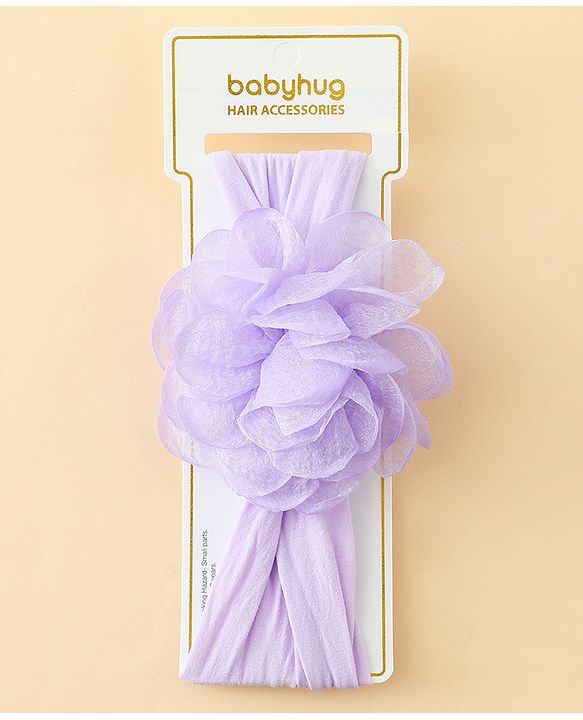 Babyhug  Headband with Floral Applique - Pink