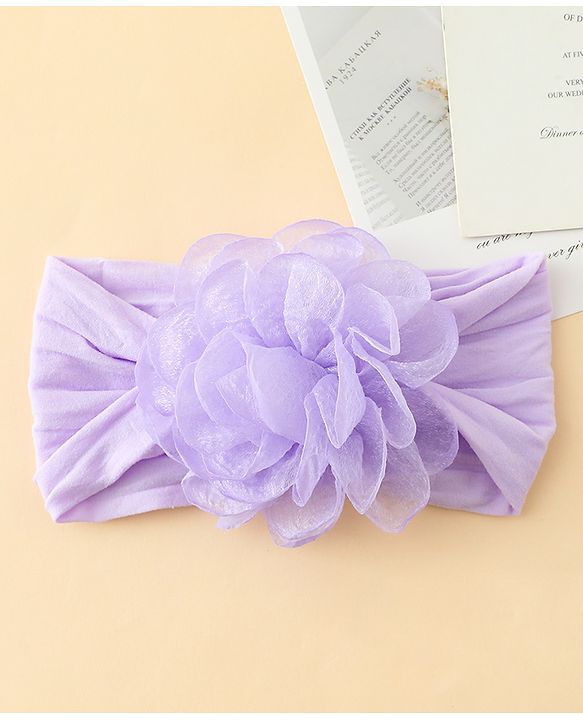 Babyhug  Headband with Floral Applique - Pink