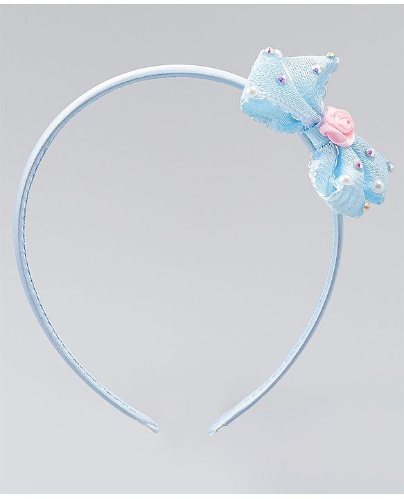 Babyhug Hair Bands With Bow Applique Pack of 3 - Multicolor