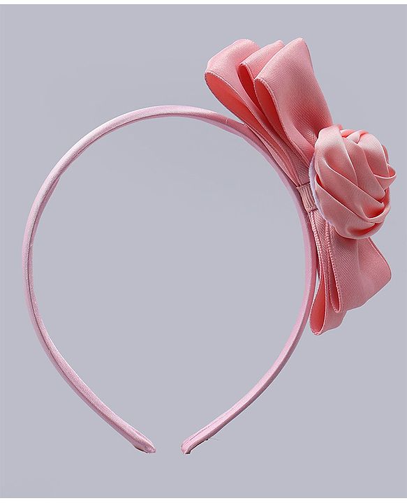 Babyhug Hair Bands With Bow Applique Pack of 2 - Multicolor