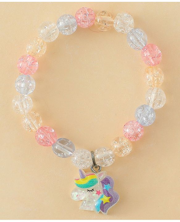 Babyhug Jewellery Set With Butterfly & Unicorn Applique - Multicolor