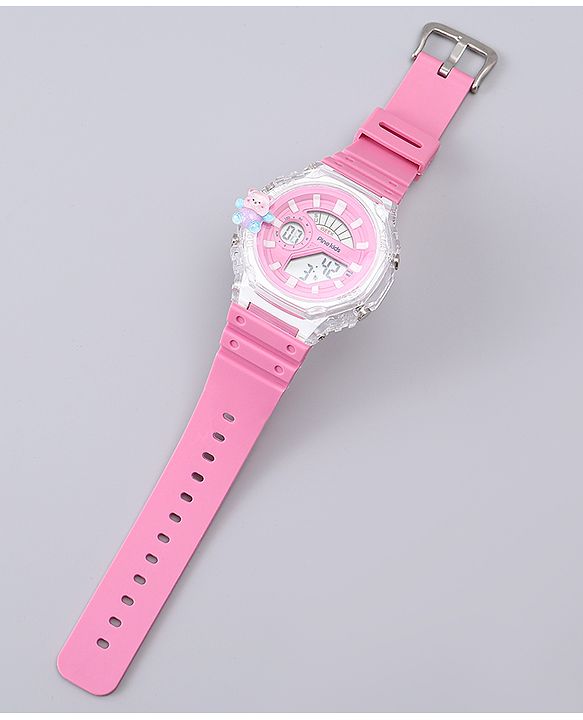 Pine Kids Free Size Digital Watch - Pink