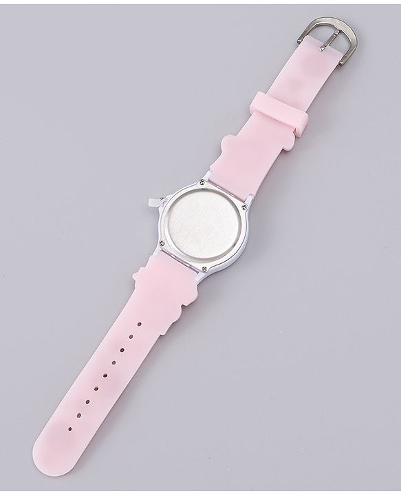 Babyhug  Free Size Analog Watch - Pink & White
