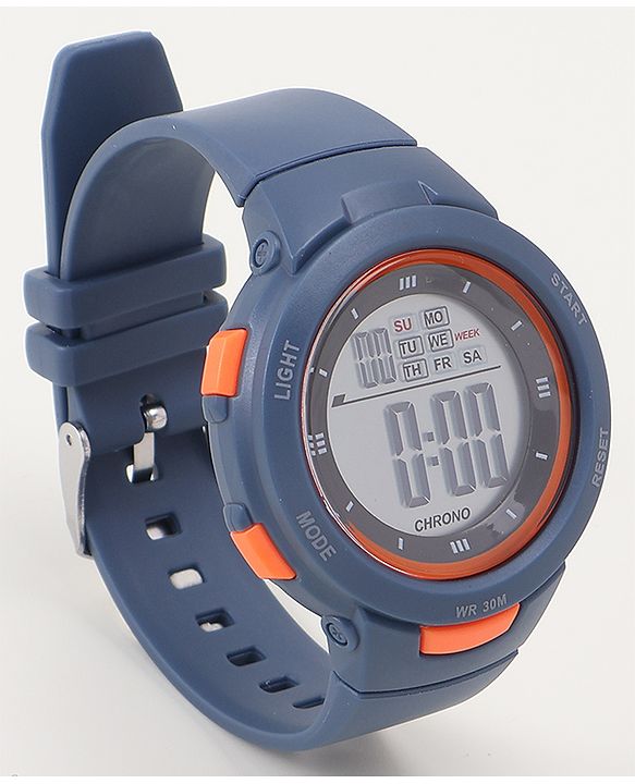 Babyhug Free Size Digital Watch - Navy Blue