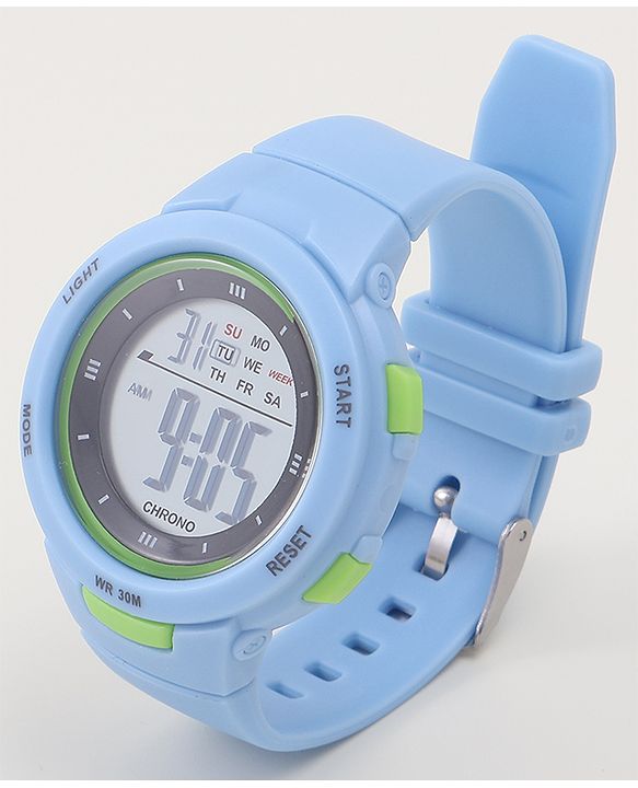 Babyhug Free Size Digital Watch - Navy Blue