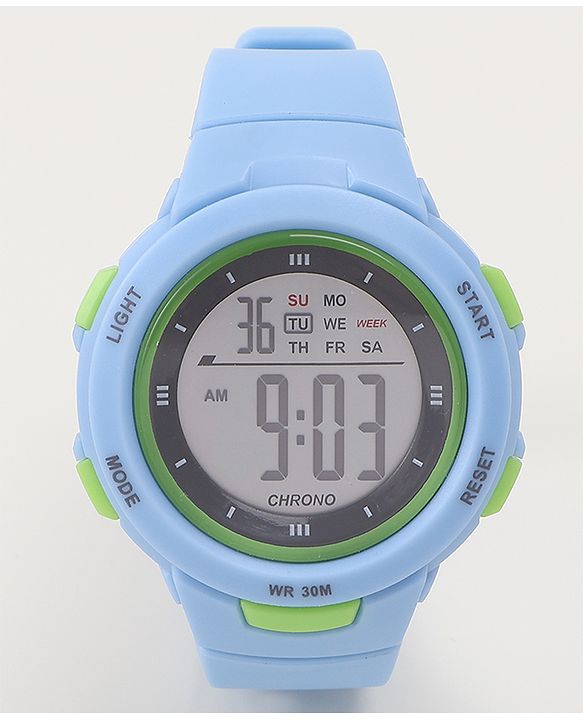 Babyhug Free Size Digital Watch - Navy Blue