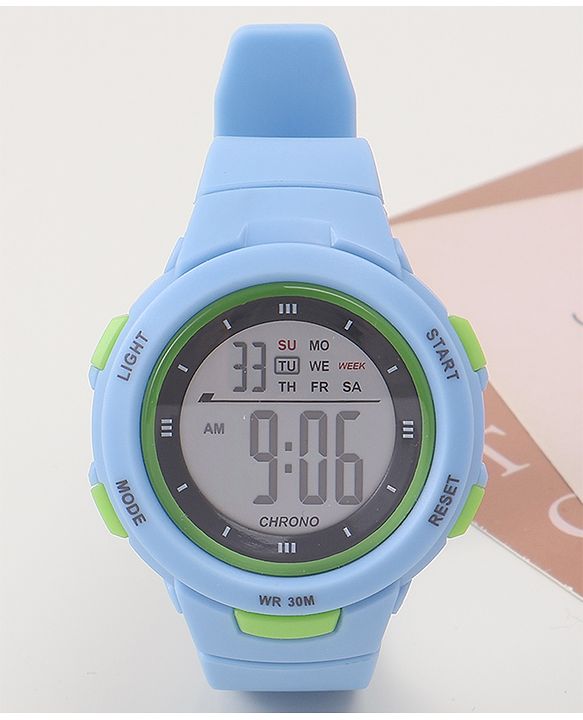 Babyhug Free Size Digital Watch - Navy Blue