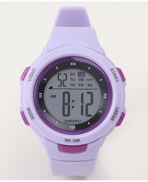 Babyhug Free Size Digital Watch - Navy Blue