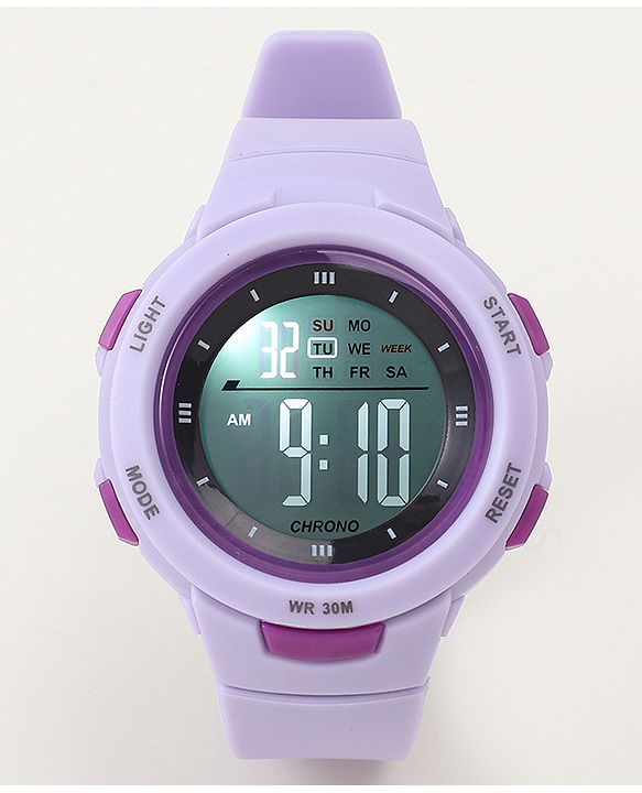 Babyhug Free Size Digital Watch - Navy Blue