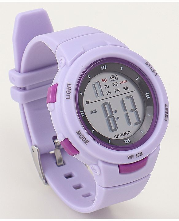 Babyhug Free Size Digital Watch - Navy Blue