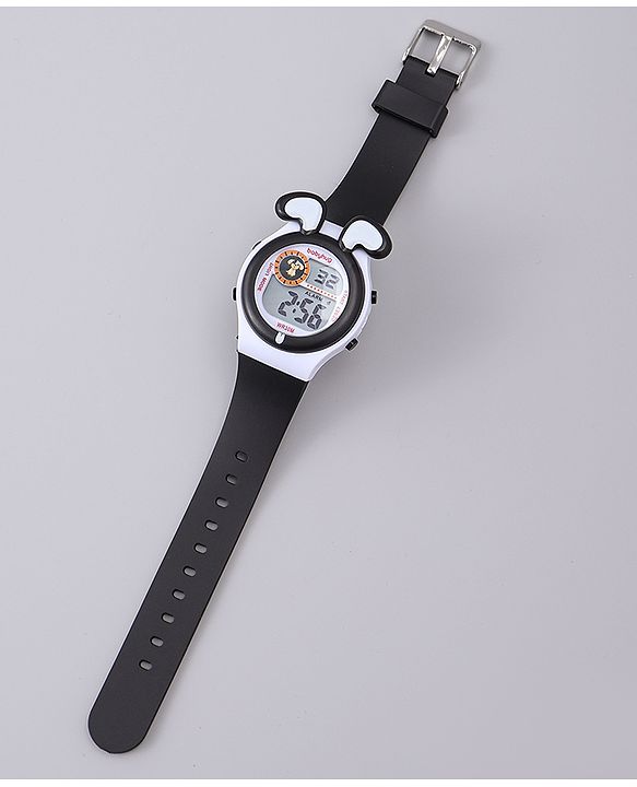 Babyhug Free Size Digital Watch - Black & White