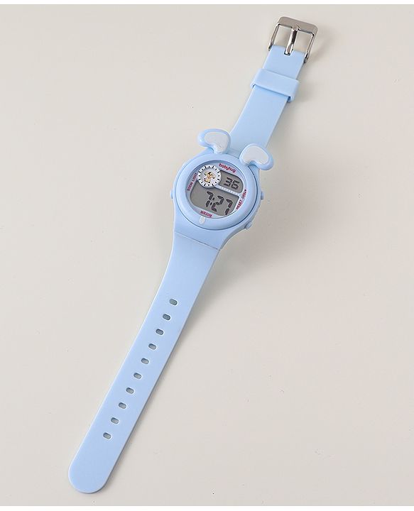 Babyhug Free Size Digital Watch - Black & White
