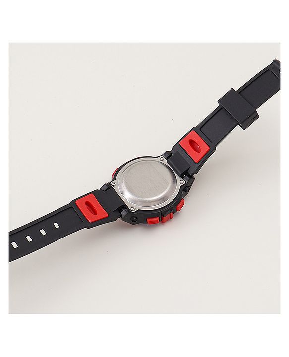 Babyhug  Free Size  Digital Watch - Black & Red