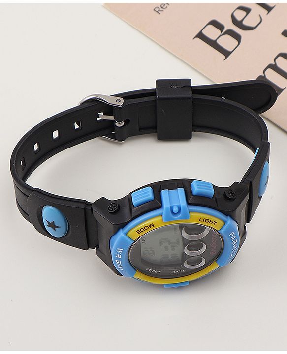 Babyhug  Free Size  Digital Watch - Black & Red