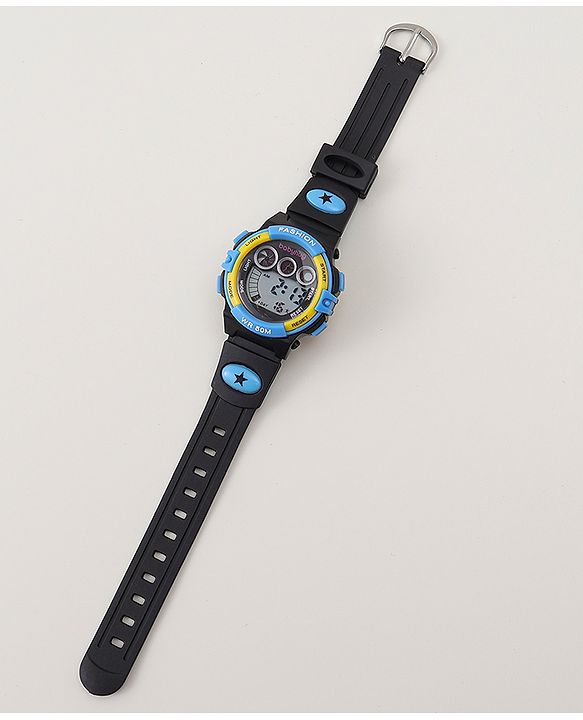 Babyhug  Free Size  Digital Watch - Black & Red