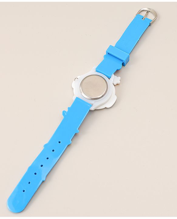 Babyhug Free Size Analog Watch With Space Theme Applique - Blue