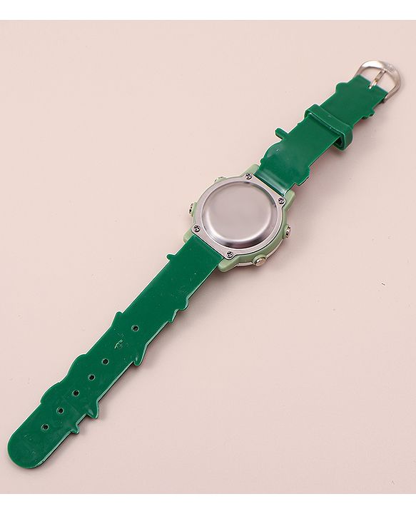 Babyhug Free Size Digital Watch With Space Theme Applique - Blue