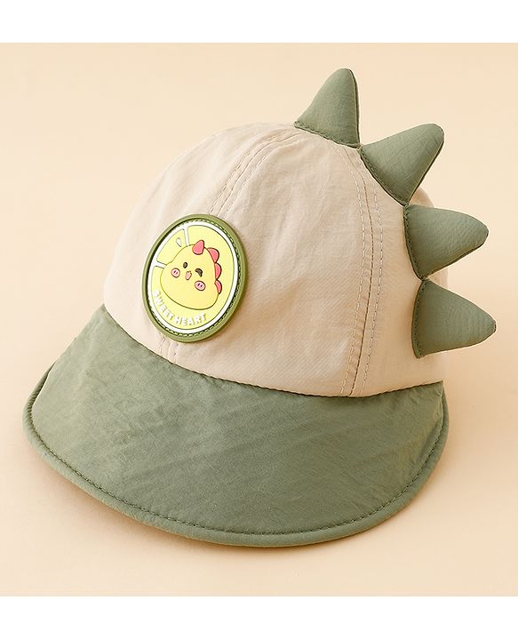 Babyhug Baseball Cap with Ear Applique & Patch Detailing Pink - Diameter 16 cm