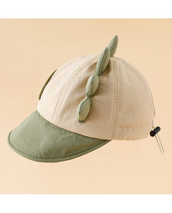 Babyhug Baseball Cap with Ear Applique & Patch Detailing Pink - Diameter 16 cm