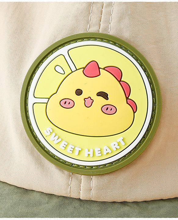 Babyhug Baseball Cap with Ear Applique & Patch Detailing Pink - Diameter 16 cm