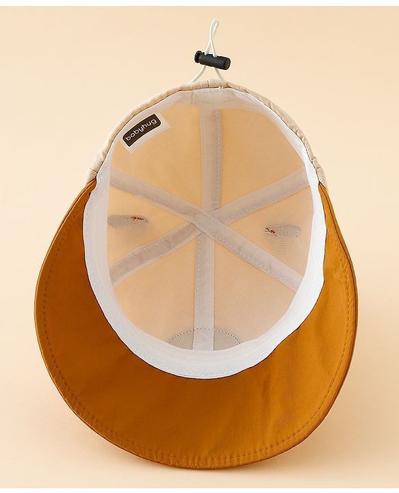 Babyhug Baseball Cap with Ear Applique & Patch Detailing Pink - Diameter 16 cm