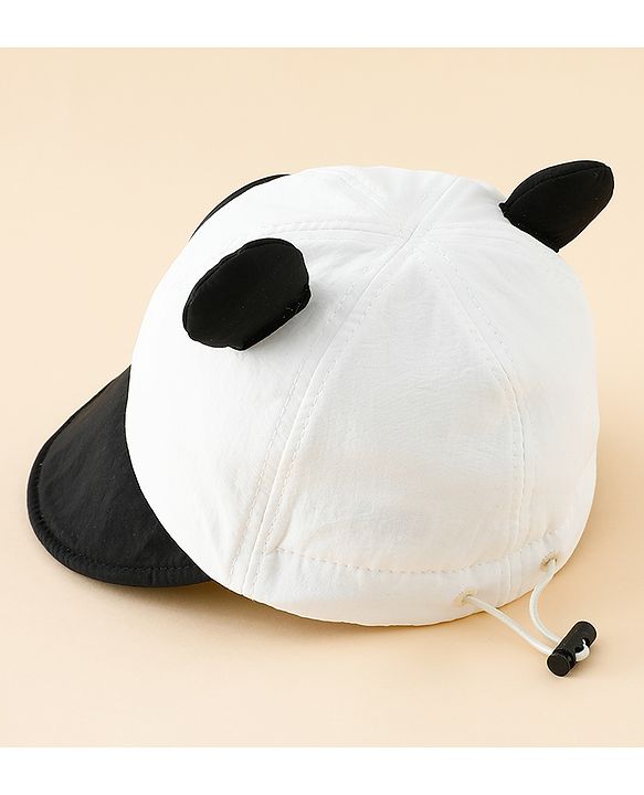 Babyhug Baseball Cap with Ear Applique & Patch Detailing Pink - Diameter 16 cm