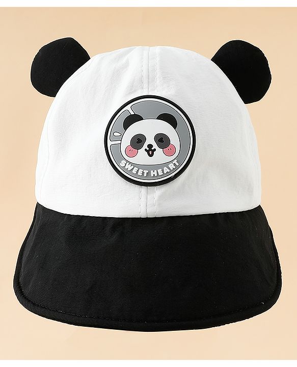 Babyhug Baseball Cap with Ear Applique & Patch Detailing Pink - Diameter 16 cm