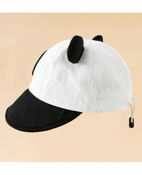 Babyhug Baseball Cap with Ear Applique & Patch Detailing Pink - Diameter 16 cm