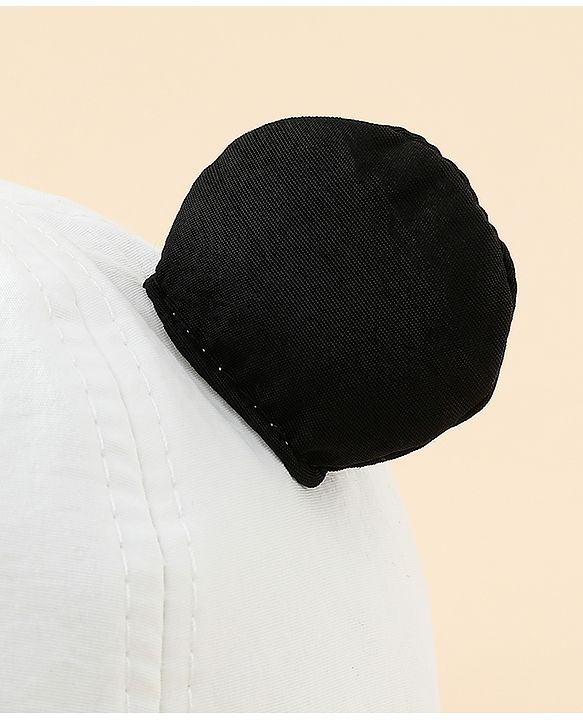 Babyhug Baseball Cap with Ear Applique & Patch Detailing Pink - Diameter 16 cm