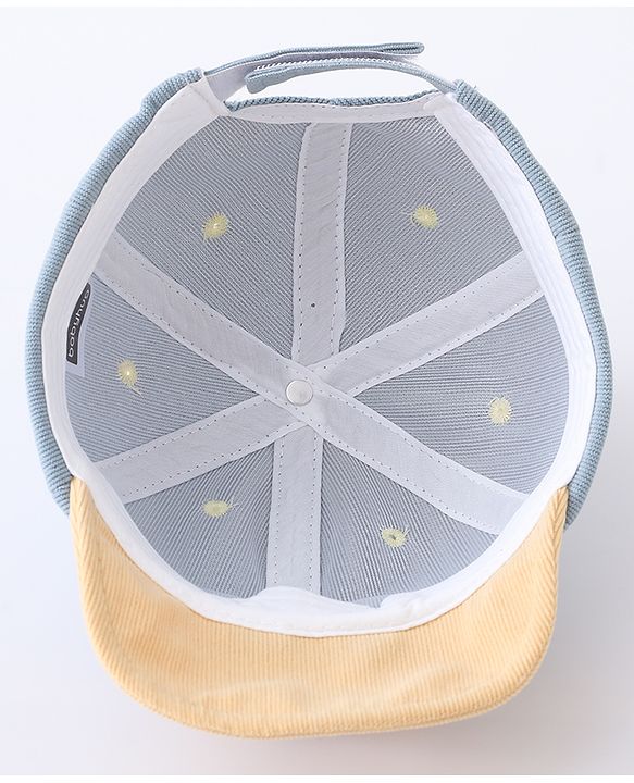 Babyhug Baseball Cap with Bear Applique Pink - Diameter 17 cm