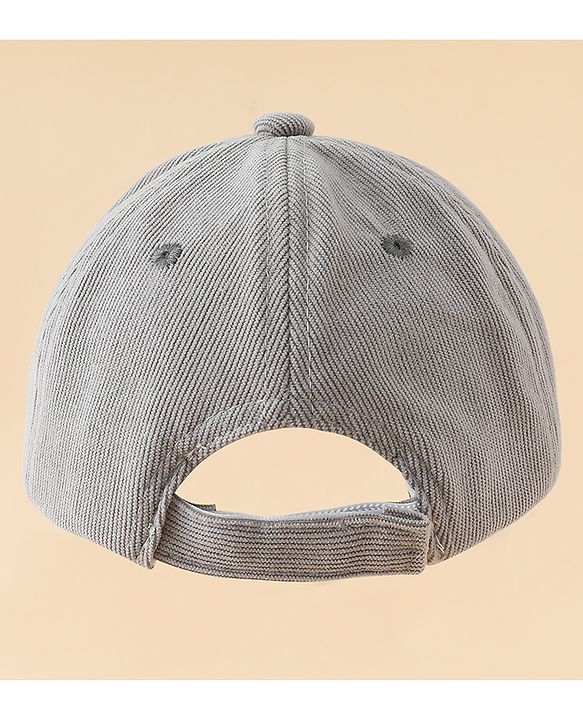 Babyhug Baseball Cap with Bear Applique Pink - Diameter 17 cm