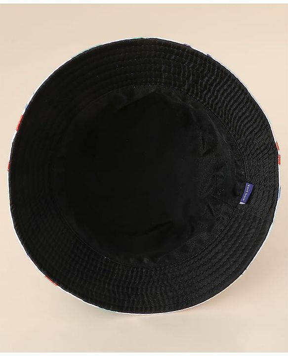 Pine Kids Bucket Hat With Dino Print White - Diameter 17 cm