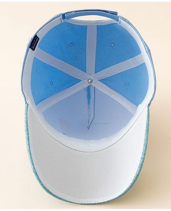 Pine Kids Baseball Cap With Butterfly Sequin Detailing Light Blue - Diameter 17 cm