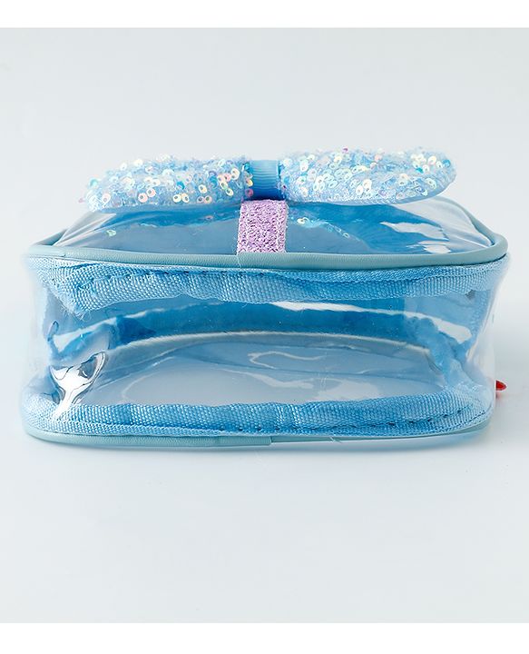 Babyhug Sling Bag with Bow & Heart Applique - Pink Sling Bag -Purple